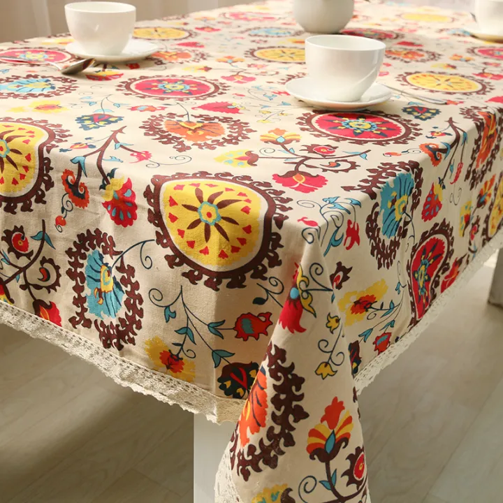WINLIFE%20Bohemian%20National%20Wind%20Decorative%20Table%20Cloth%20Cotton%20Lace%20Tablecloth%20Dining%20Table%20Cover%20Kitchen%20Home%20Decor%20-%20Image%204