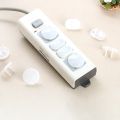 10 pcs US Power Socket Outlet Plug Protective Cover Baby Safety Protector Anti Electric Shock.