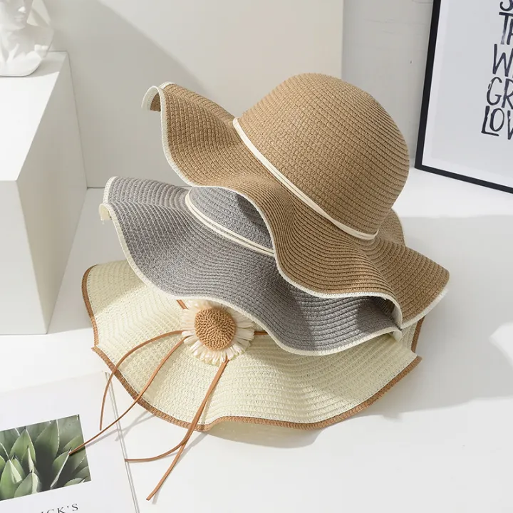 New%20Grass%20Knitted%20Hat%20for%20Spring%20Summe%20Sunflower%20Design%20Sunshade%20Hat%20for%20Outdoor%20Vacation%20Sun%20Protection%20UV%20Protection%20Sun%20Hat%20-%20Image%203