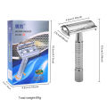 Salon Men's Shaver Set Adjustable Safety Razor Hairdresser Manual Shaver Stainless Steel Shavette Pro Barbershop Styling Tools.