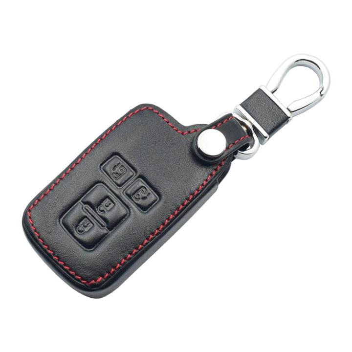 Leather%20car%20key%20case%20for%20Toyota%20Sieni%20Noah%20Voxy%20Esquire%20Vellfire%20Alphard%204%20buttons%20remote%20fob%20cover%20keychain%20bag%20auto%20accessory%20-%20Image%202