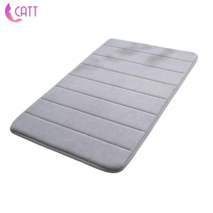 %5BCATT%5D%2016%20x%2024%20inches%20Thick%20Memory%20Foam%20Water%20Absorbent%20Small%20Bath%20Mat%20Non%20Slip%20Soft%20Long%20Fast%20Drying%20Bathroom%20Floor%20Shower%20Rug%20Carpet%20Washable%20for%20Toilet%20-%20Image%204