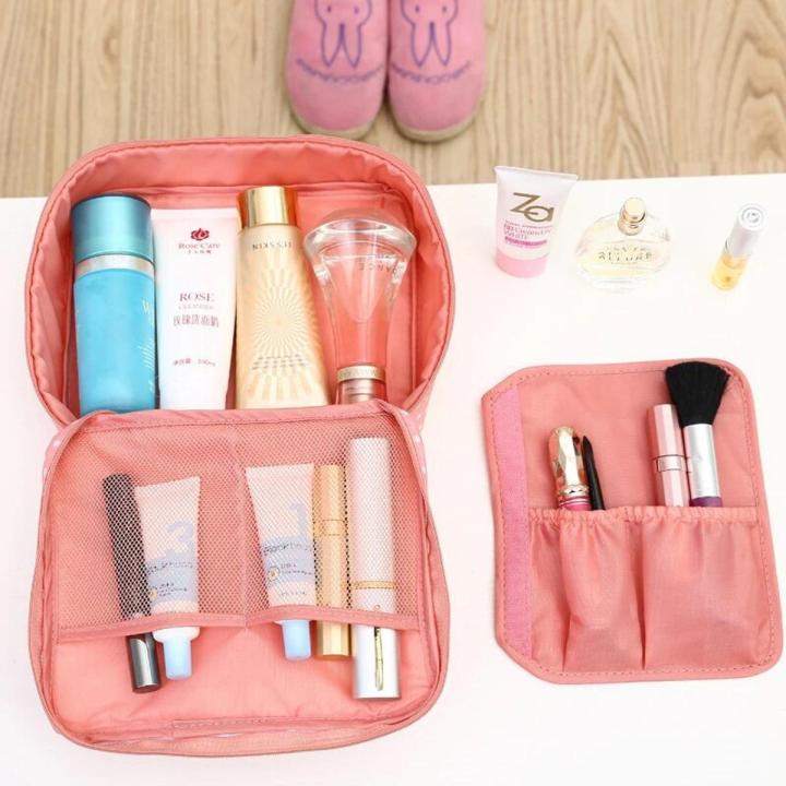 Women Multifunction Travel Cosmetic Bag Makeup Case Pouch Toiletry Organizer