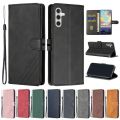For Samsung Galaxy A15 5G Case Leather Flip Case on For Samsung A15 Phone Cases Galaxy A 15 A05S A05 A35 A55 Wallet Cover Fundas. 