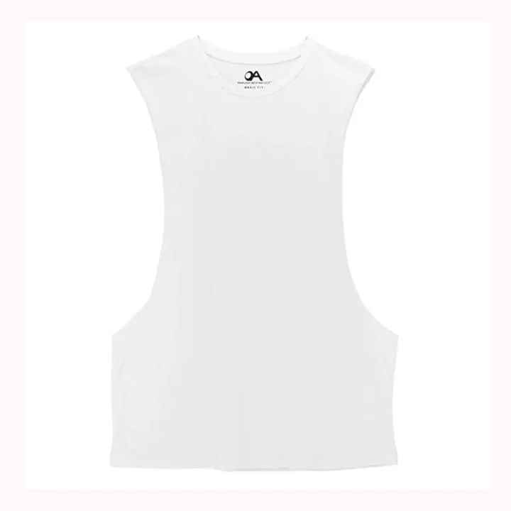Men's%20Fitness%20Sleeveless%20Vest%20With%20Extreme%20Dropped%20Armhole%20Crew%20Neck%20Regular%20Fit%20Shirts%20TaTops%20-%20Image%208