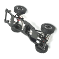 For MN 1/12 MN82 LC79 RC Car Spare Parts Chassis Frame Kit Black.