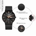 LIGE 9949 Fashion Watch Men Stainless Steel Top Brand Luxury Waterproof Quartz Watch Casual Sport Ultra Thin Date Clock Male+BOX.