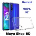 TPU Transparent Back Cover For Huawei Nova 5T - Phone - Phone Back Cover.