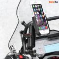 BSDDP Universal Motorcycle Mobile Phone Holder With Spin Protection Technology (Without Charger).