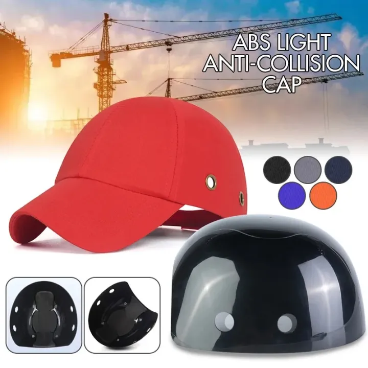 Work Safety Protective Helmet Bump Cap ABS Hard Inner Shell Baseball ...