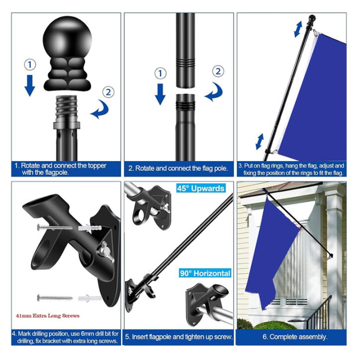Flag%20Pole%20set%20for%20House%20Porch,%206%20FT%20Thickened%20Wall%20Mount%20Flagpole%20-%20Image%206