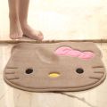 75x90cm Hello Kitty Rug Kawaii Cartoon Kt Cat Plush Floor Mat Anime Bathroom Non-Slip Carpet Car Cushion Soft Living Room Decor.