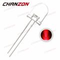 【YIYANGMAOYI111】50pcs 10mm Red Water Clear 20mA 2V 620-625nm Round Ultra Bright Through Hole 10 mm Light Emitting Diode LED Lamp. 