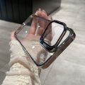 Lens Support Clear Phone Case For iPhone 14 Pro Max Plus 13 12 Pro Max Shockproof.