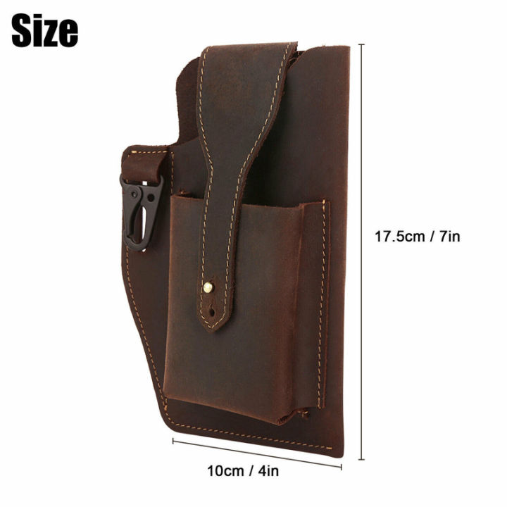 Leather%20Belt%20Retro%20Holster%E2%80%8B%20Cell%20Phone%20%20%20(Brown)%20-%20Image%204