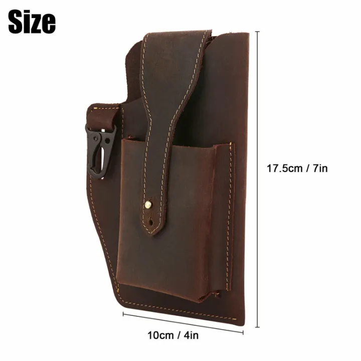 Leather%20Belt%20Retro%20Holster%E2%80%8B%20Cell%20Phone%20%20%20(Brown)%20-%20Image%204