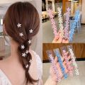 10PCS/Set Hair Clip Braided Hair Small Flower Hair Buttons Hairpin Girl Cute Headdress Girl Mini Hair Claw Hair Accessories.