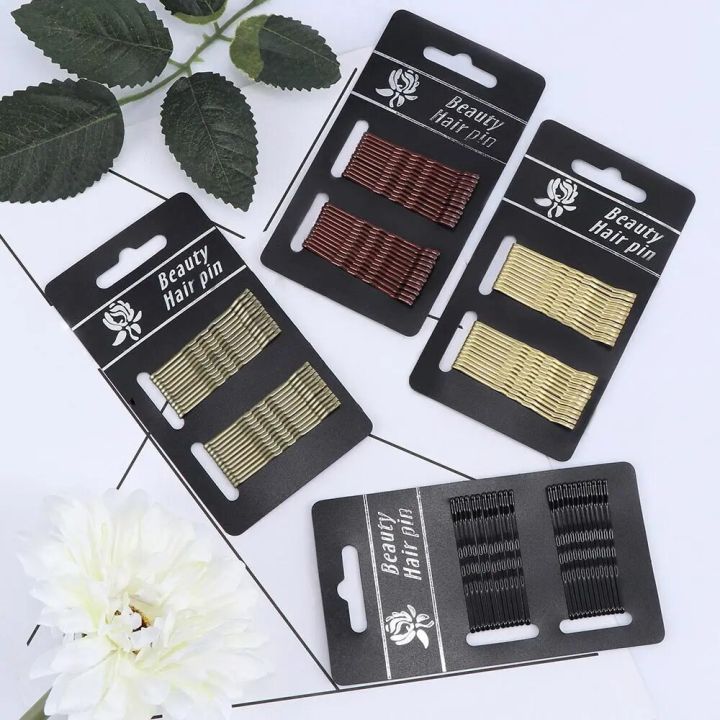 【beauty code store】1 Set Hairpins Women Bobby Wavy Snap Hair Grips Fashion Hair Clips Hair Pin Girls Hair Accessories