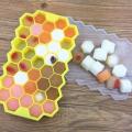 Silicone Ice Cube Tray Honeycomb Ice Cube Tray 37 Cubes Silicone Ice Cube Maker Mold.