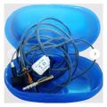 One Tech Earphone With Microphone - Blue, Free Box - Enjoy High-Quality Audio With One Tech Earphone In A Stylish Blue Color.