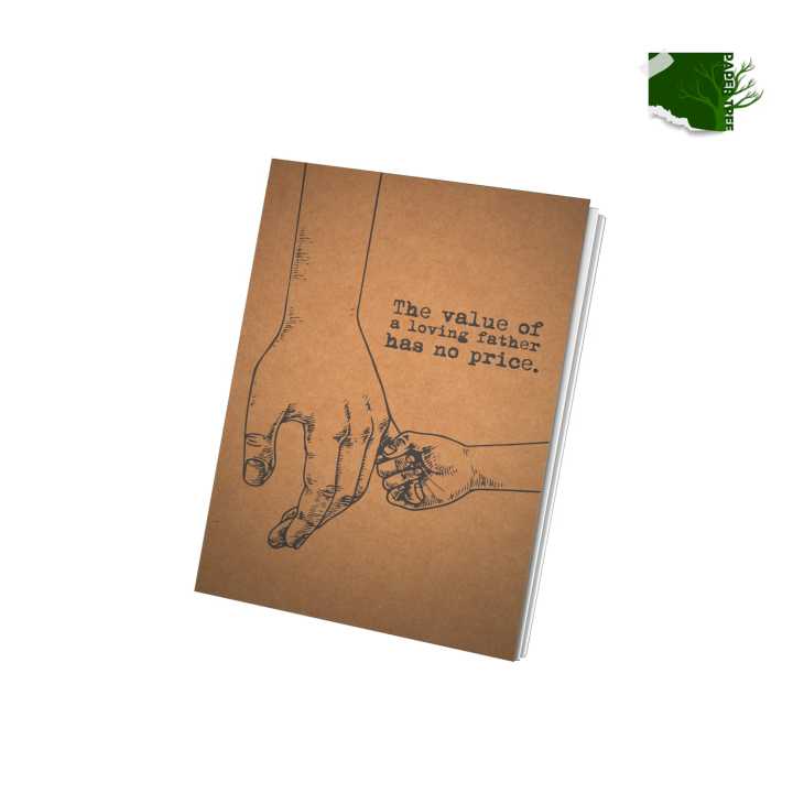 Papertree%20Vintage%20A5%20Notebook%20Sketchbook%20Drawing%20Sketchpad%20The%20Value%20Of%20Loving%20Father%20Perfect%20for%20Graphite%20Colour%20Pastel%20and%20Charcoal%20Art%20-%20Image%204