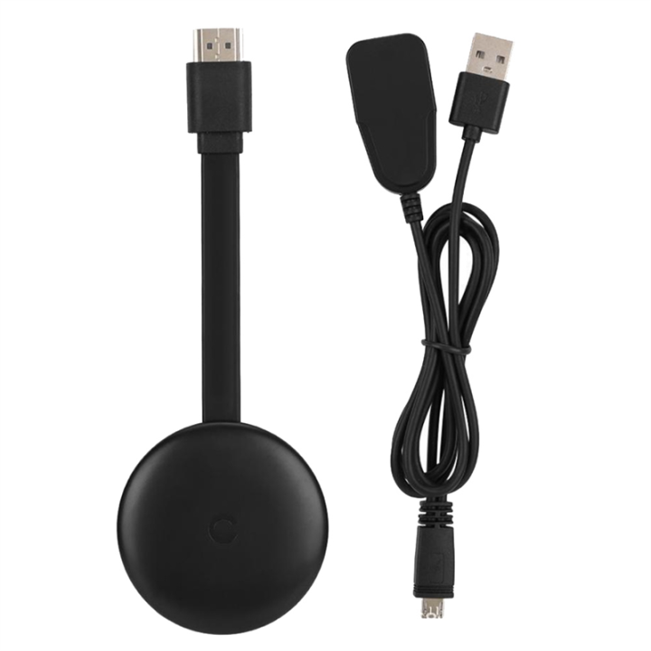 Wireless Display Adapter WiFi Screen Cast Mirroring Media Streaming Receiver for Phone/PC/Tablet to Display TV Projector Easy to Use