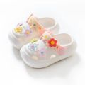 Summer Childrens Slippers Baby New Cute Flowers Soft Sole Sandals Indoor Soft Anti Slip Girl Sandals Hole Shoes Kids Beach Shoes. 