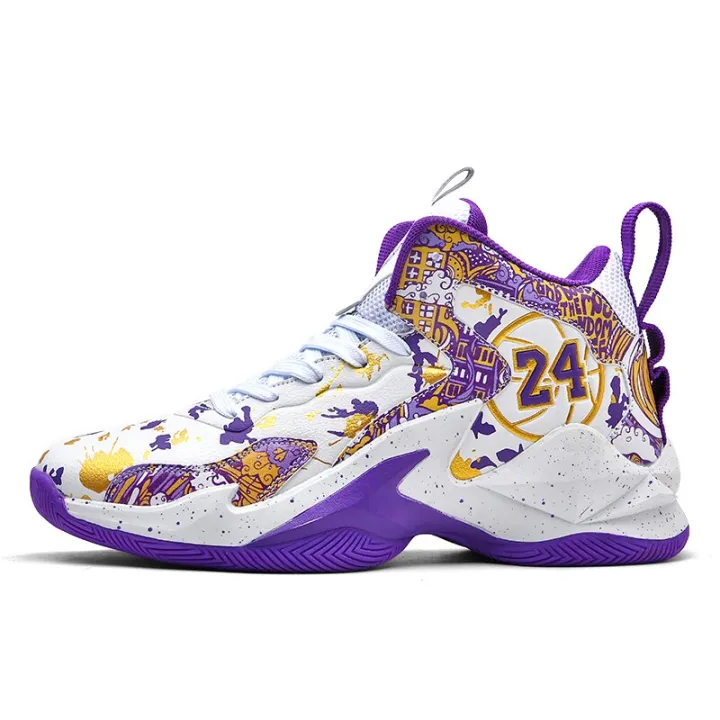 Basketball%20Shoes%20for%20Men%20Cushioning%20Basketball%20Sneakers%20Men's%20High-top%20Outdoor%20Sports%20Sneakers%20Breathable%20Athletic%20Shoes%20-%20Image%203