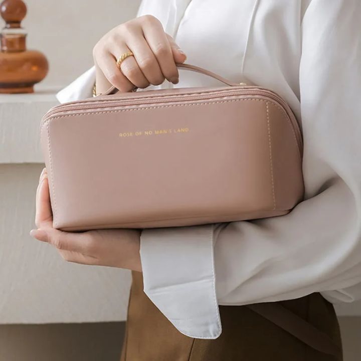 2022 New Ins Large-capacity Portable Girl Makeup Bag Women Cosmetic Bag Toiletries Organizer Female Storage Makeup Cases