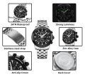 NAVIFORCE NF9227 Hollow Mechanical Style Men’s Watch Fashion Waterproof Sports Luminous Wrist Watch. 