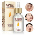 ROREC White Rice Serum Reduces Wrinkles and Lighten Dark Spots Pore Minimizer Anti- Aging Face Moisturizer Skin Lightening - 15ml. 
