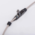 RJ45 Cat6A UTP LAN Cable Network Extender Tool-Less Extension Connector for Adapter Connection Junction Box. 