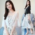 Summer Inner Match Match Skirt Shawl Outer Wear Cardigan Thin Short Western Style Chiffon Sun Protection Clothing Women's Air Conditioning Shirt.