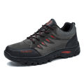 Outdoor breathable sneakers, casual high-top hiking hiking boots, couple shoes, rubber soles, abrasion resistant men's shoes.