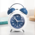 Strong Wake-up Alarm Clock Simple Student Children Mechanical Metal Bell Alarm Clock Mute Night Light Bedroom Desktop Clock. 