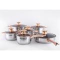 Kaisa Villa stainless steel cookware set casserole Saucepan soup pot kv-6618. 