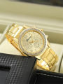 NEW 5pcs Luxury Fashion Women Watch Set Alloy Strap Ladies Quartz Wristwatch Rhinestone Alloy Bracelet For Ladies Gift KEEMEEUYZO.