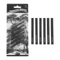 6Pcs Charcoal Sticks Compressed Sketch Drawing Vine Willow Art Charcoals Artist Shading Stick Painting Supplies Painter Pencils. 
