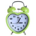 Bell Table Alarm Clock Love Shape - Wall Clock. 