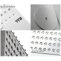 1 pcs Creative Mini Ultra-thin Metal Desktop Calendar Super Perpetual Unique English Calendars. 