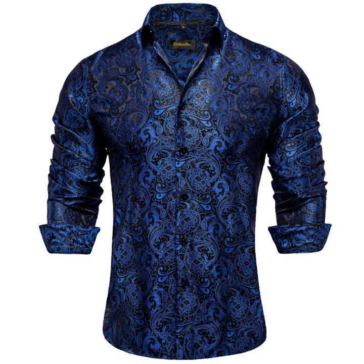 Men's%20Long%20Sleeve%20Black%20Paisley%20Silk%20Dress%20Shirts%20Casual%20Tuxedo%20Social%20Shirt%20Luxury%20Designer%20Men%20Clothing%20-%20Image%207