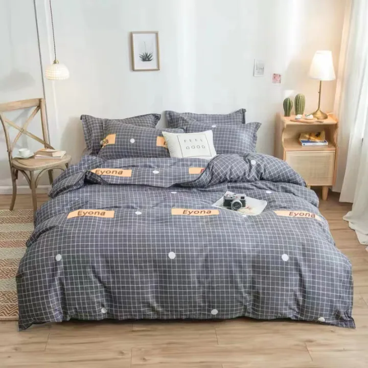 KI9S%20bed%20Sheet%20Duvet%20Cover%202%20Piece%20Bedding%20Four%20Seasons%20Available%20Plaid%20Simple%20Skin-friendly%20Quilt%20Cover%20Quilt%20Single%20Two%20-%20Image%202