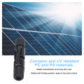 Solar Photovoltaic Connector, 4 Sets PV Cable Connectors DC1000V for Replacement. 