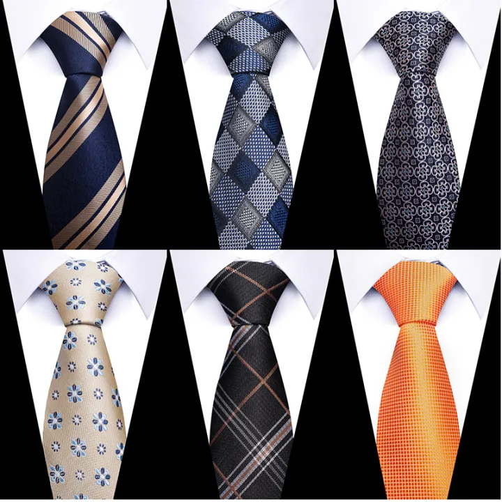 High%20Grade%20Woven%20Silk%20Gravatas%20Tie%20Men%20Black%20Plaid%20Wedding%20Clothing%20accessories%20Male%20Easter%20Day%20-%20Image%203