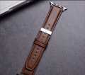 Leather with Silicone Strap Band for Apple Watch 42/49mm. 