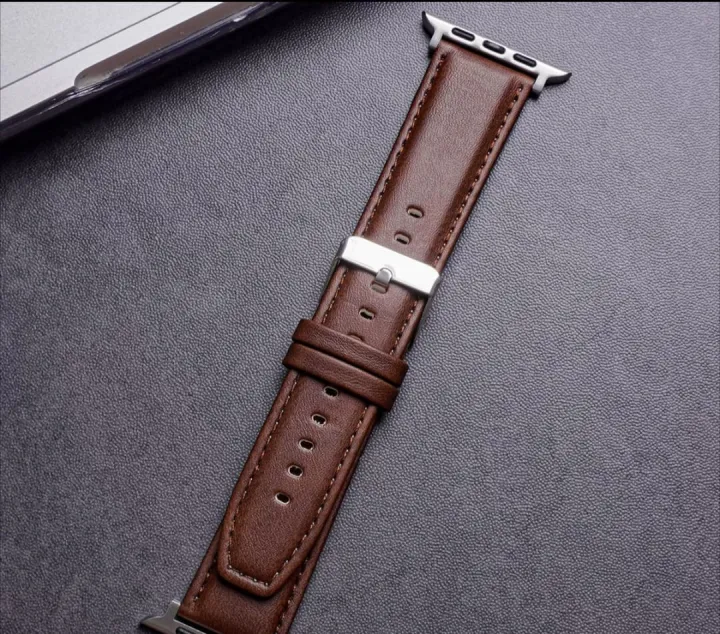Leather%20with%20Silicone%20Strap%20Band%20for%20Apple%20Watch%2042/49mm%20-%20Image%203