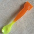 Baby Temperature Sensor Color Changing Spoon Kitchen Safety Children Tableware.