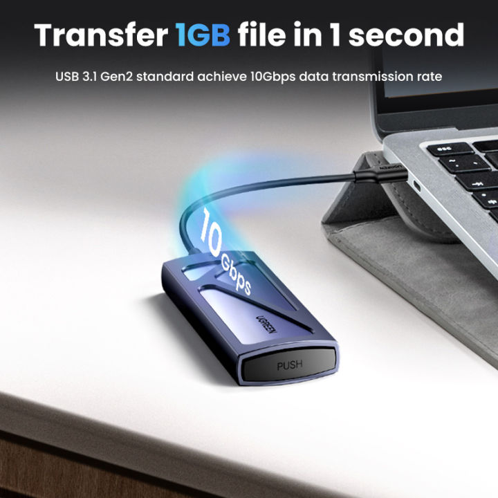 (Case%20Only)UGREEN%20M.2%20NVMe%20SSD%20Enclosure%20Dual%20Protocol%20NVMe%20SATA%20to%20USB%203.1%20Gen2%2010%20Gbps%20NVMe%20PCI-E%20M.2%20SSD%20Case%20Support%20UASP%20For%20Hard%20Disk%20-%20Image%203
