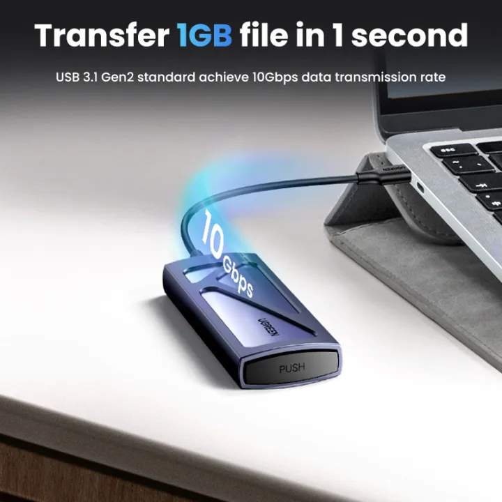 (Case%20Only)UGREEN%20M.2%20NVMe%20SSD%20Enclosure%20Dual%20Protocol%20NVMe%20SATA%20to%20USB%203.1%20Gen2%2010%20Gbps%20NVMe%20PCI-E%20M.2%20SSD%20Case%20Support%20UASP%20For%20Hard%20Disk%20-%20Image%203