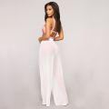 Women High Waist Long Pants Women Business Solid Pants Wide Leg Pants Women Harem Pants Transparent Trousers Flare Pants. 